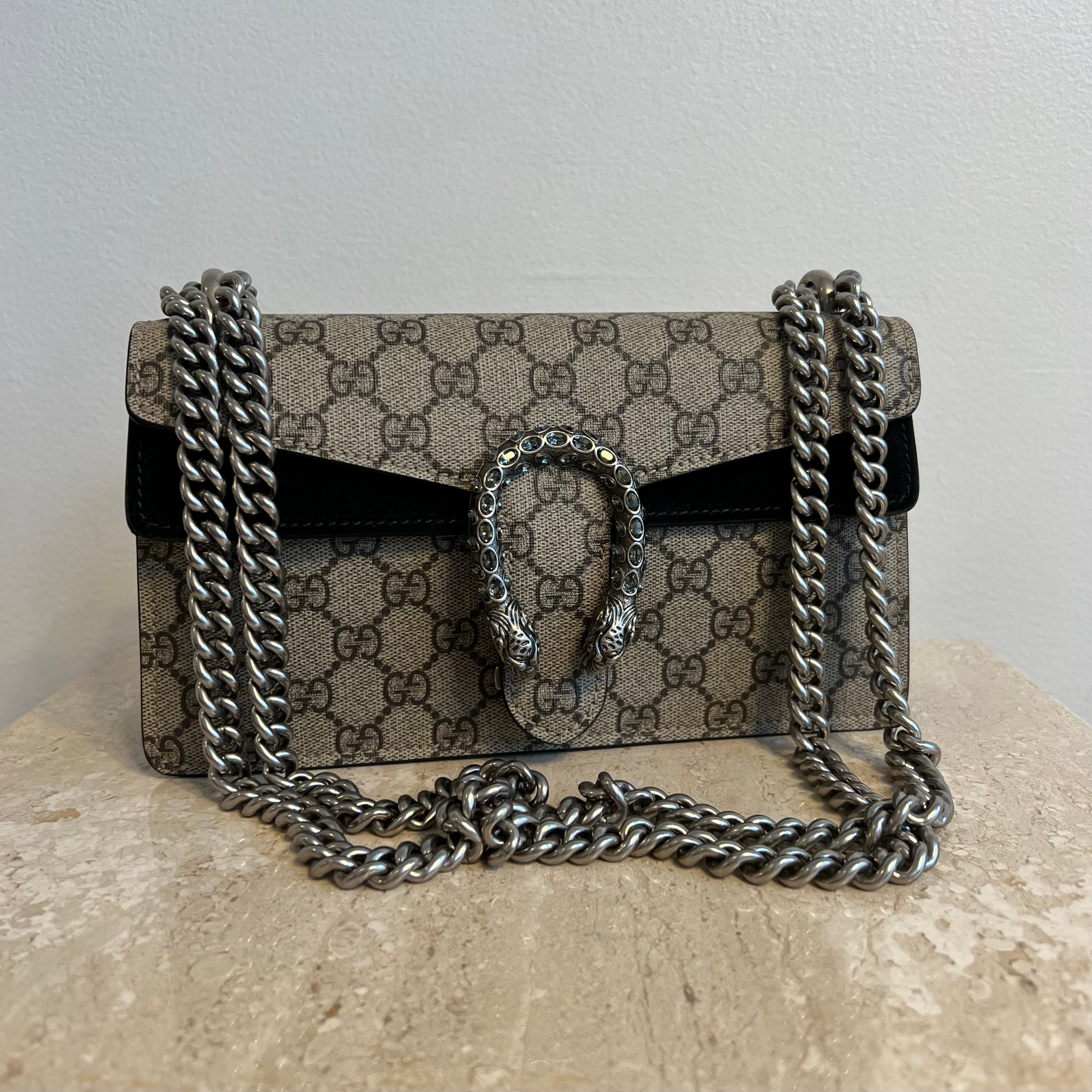 Pre-Owned GUCCI Dionysus Small GG Shoulder Bag