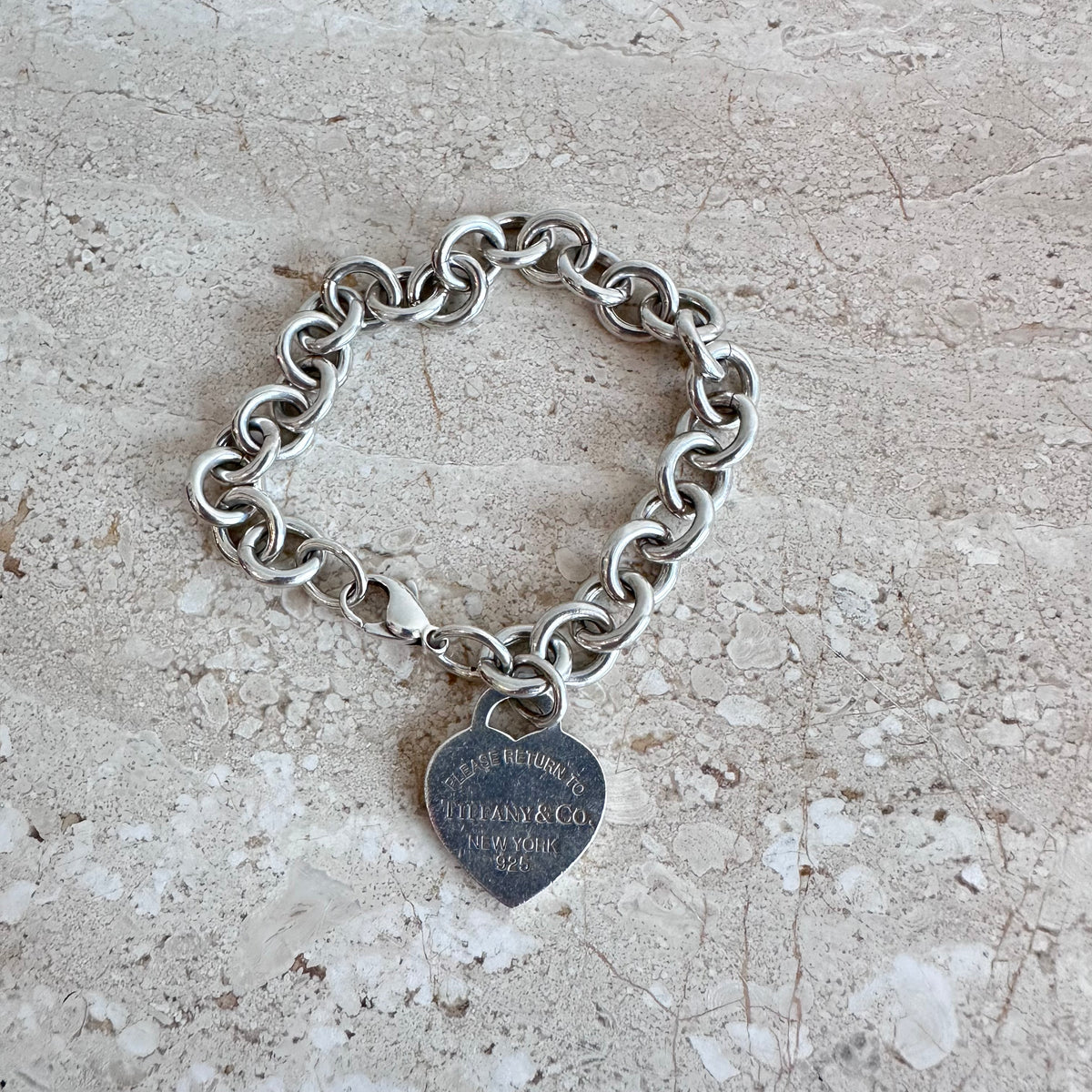 Tiffany and co heart bracelet 925 deals