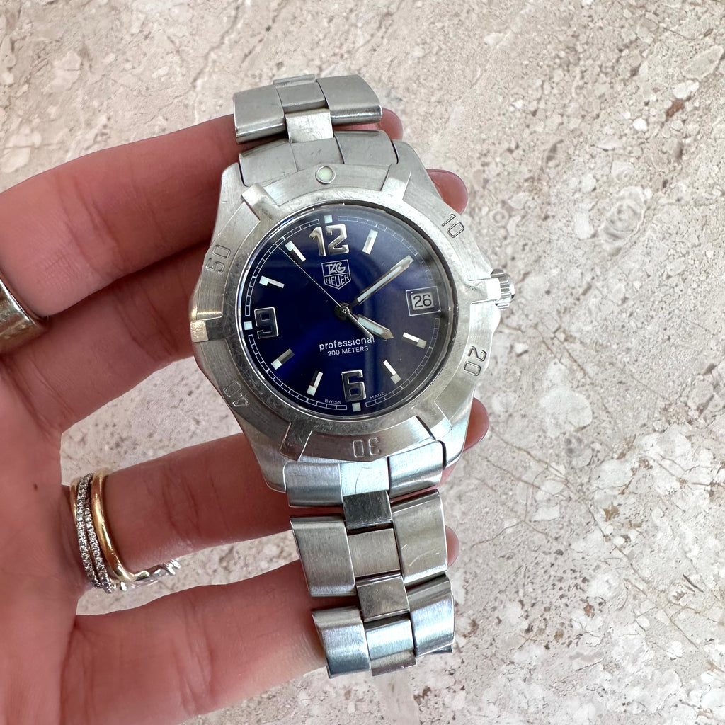 Pre-Owned TAG HEUER Professional 200 Date Automatic Blue Dial