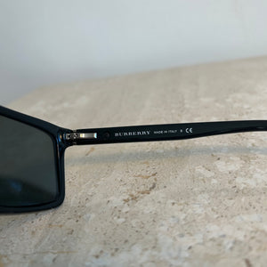 Pre-Owned BURBERRY 8410 3001/87 Blue Plaid Sunglasses