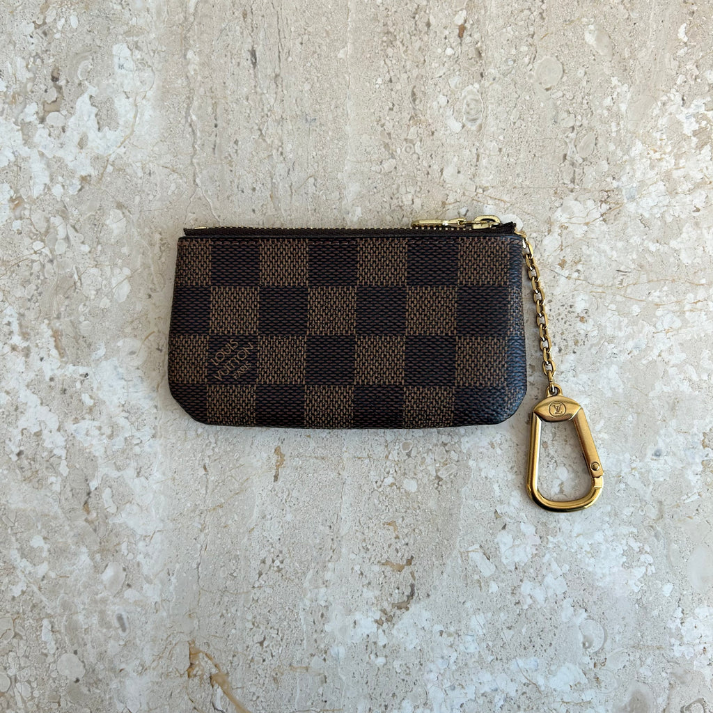 Pre-Owned LOUIS VUITTON Damier Ebene Key Pouch