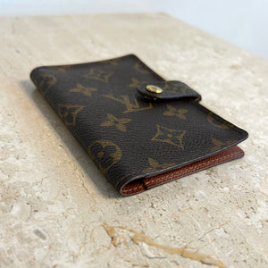 Pre-Owned LOUIS VUITTON Vintage Monogram Mini Planner with Gold Mechanical Pencil