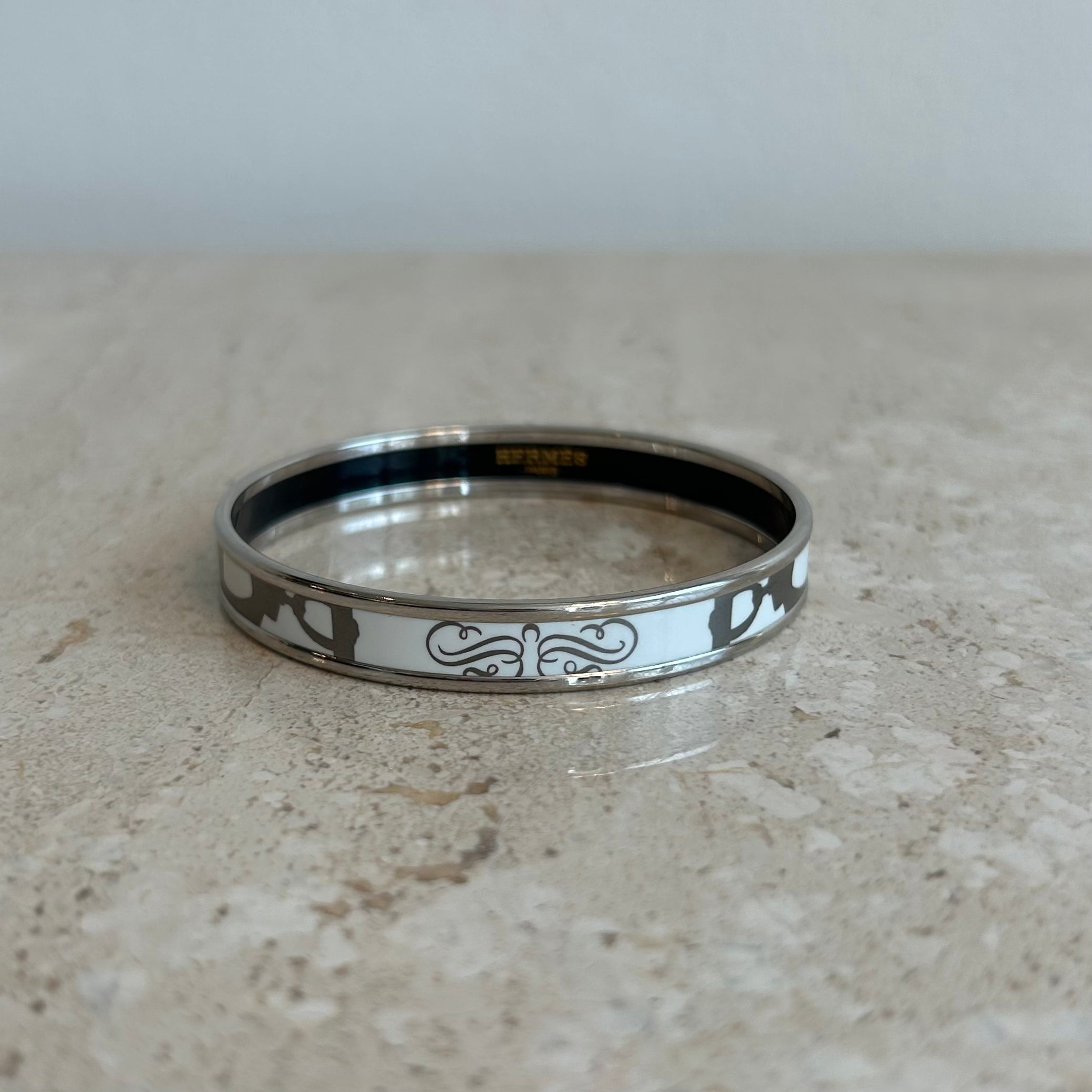 Pre-Owned HERMES Brides de Gala Tattoo Bangle - 62