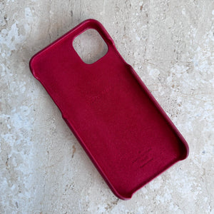 Pre-Owned LOUIS VUITTON iPhone 11 Pro Max Bumper Monogram Scarlett