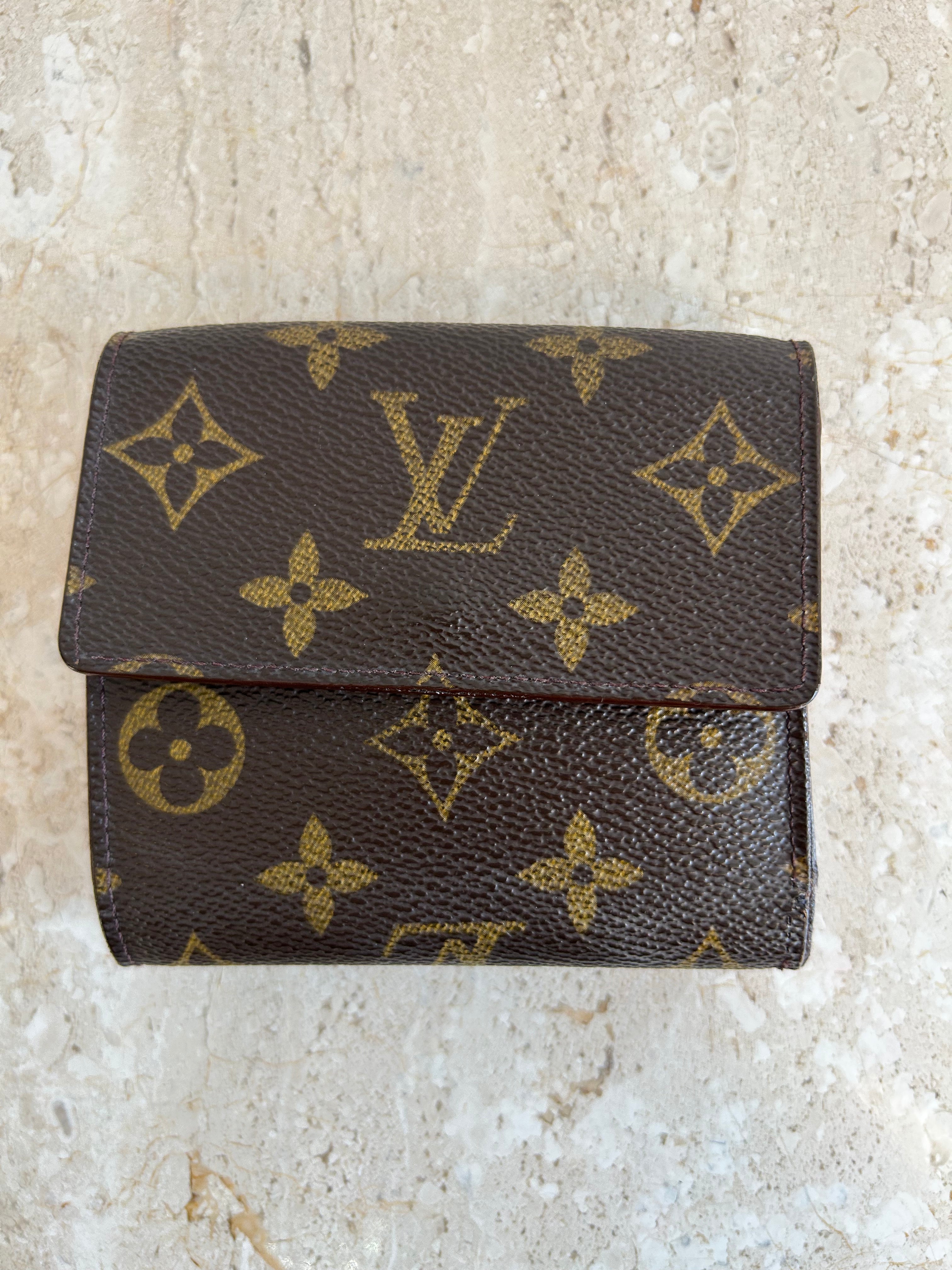Pre-Owned LOUIS VUITTON Monogram Elise Wallet