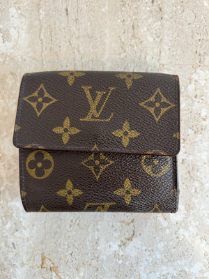 Pre-Owned LOUIS VUITTON Monogram Elise Wallet