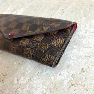 Pre-Owned LOUIS VUITTON Damier Ebene Josephine Wallet