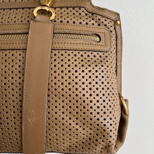 Pre-Owned SALVATORE FERRAGAMO Caramel Leather Sofia Bag
