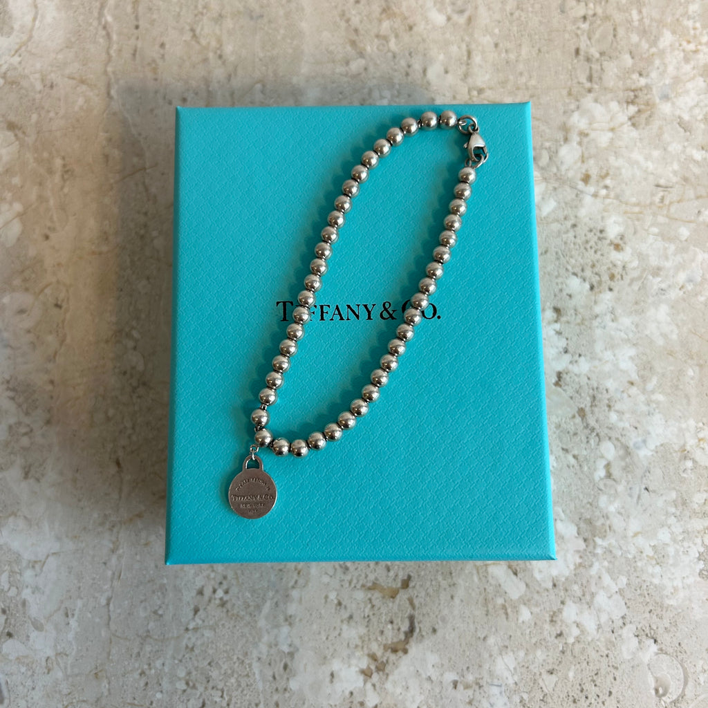Pre-Owned TIFFANY & CO. Return To Tiffany Mini Bead Bracelet