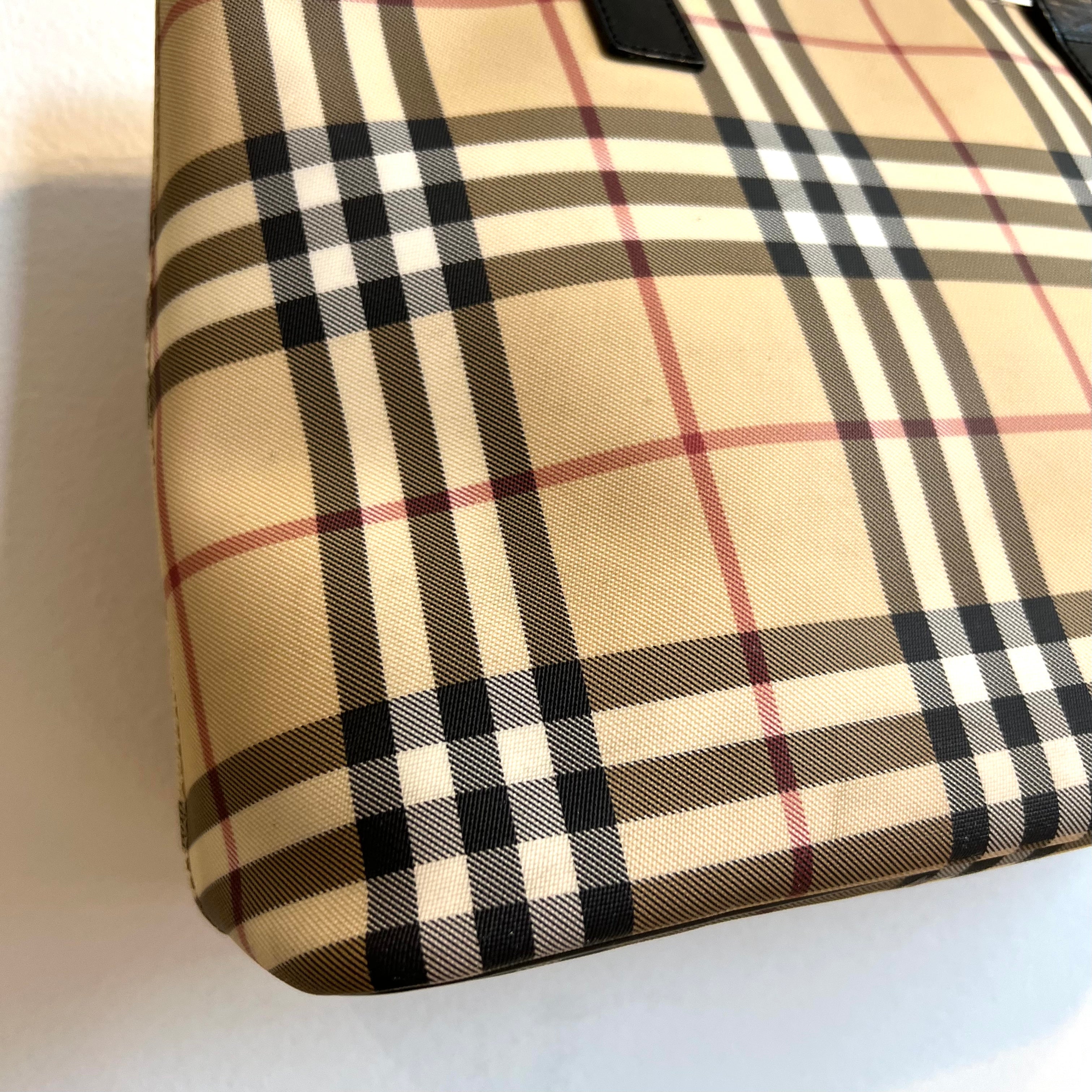 Pre-Owned BURBERRY Vintage Nova Check Tote