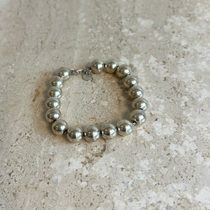 Pre-Owned TIFFANY & CO. Sterling Silver Ball Bead Bracelet
