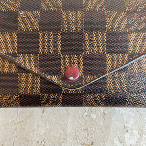 Pre-Owned LOUIS VUITTON Damier Ebene Josephine Wallet