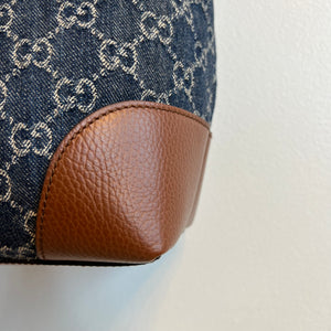Pre-Owned GUCCI Ophidia GG Jacquard Denim Tote Medium