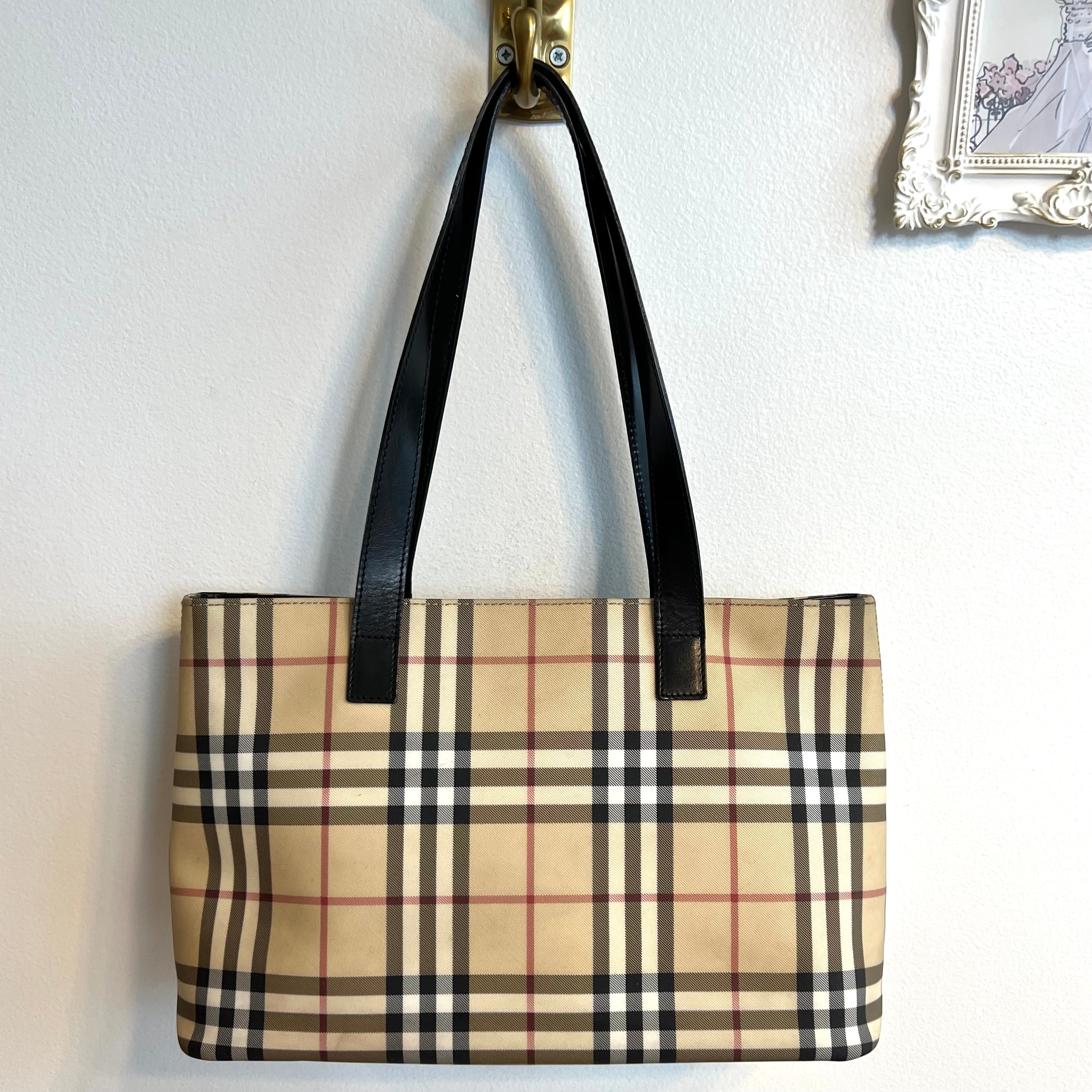 Pre-Owned BURBERRY Vintage Nova Check Tote
