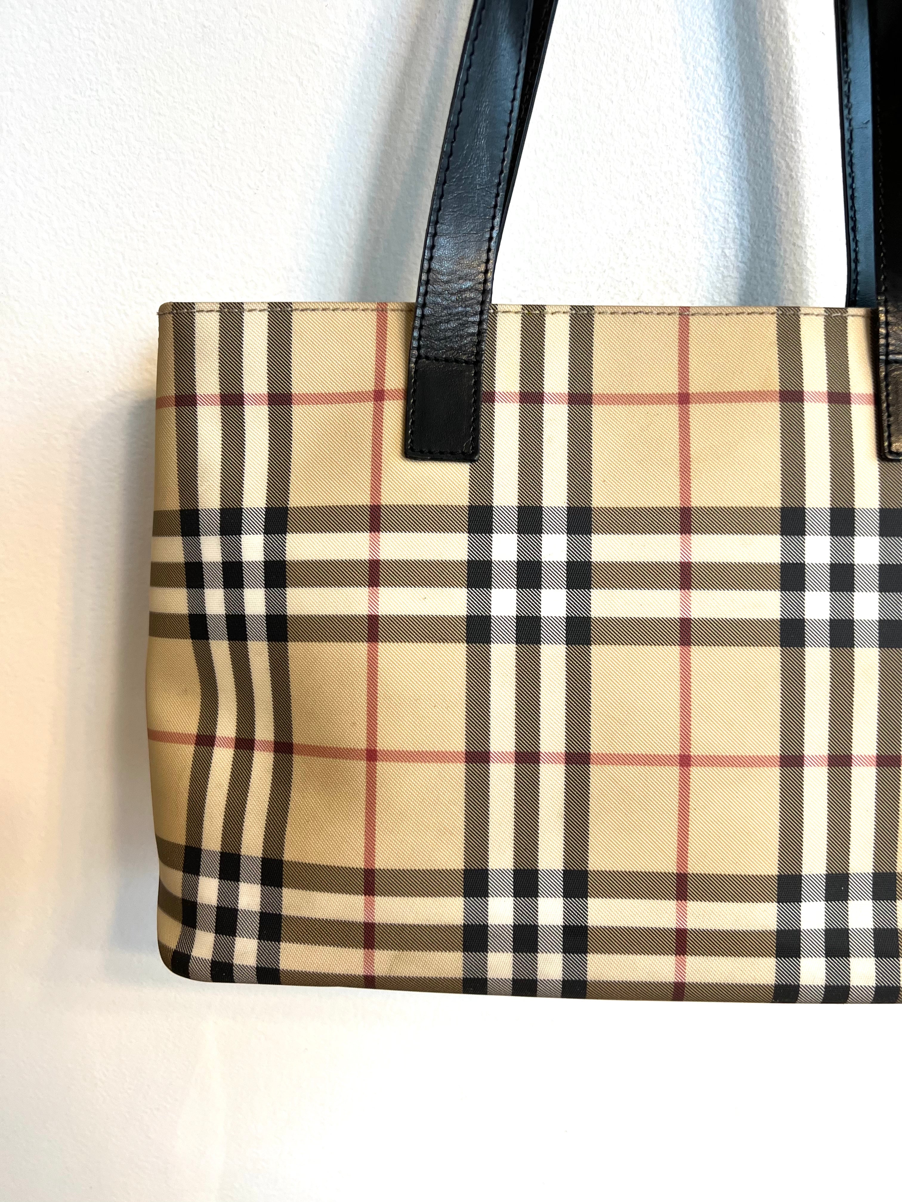 Pre-Owned BURBERRY Vintage Nova Check Tote