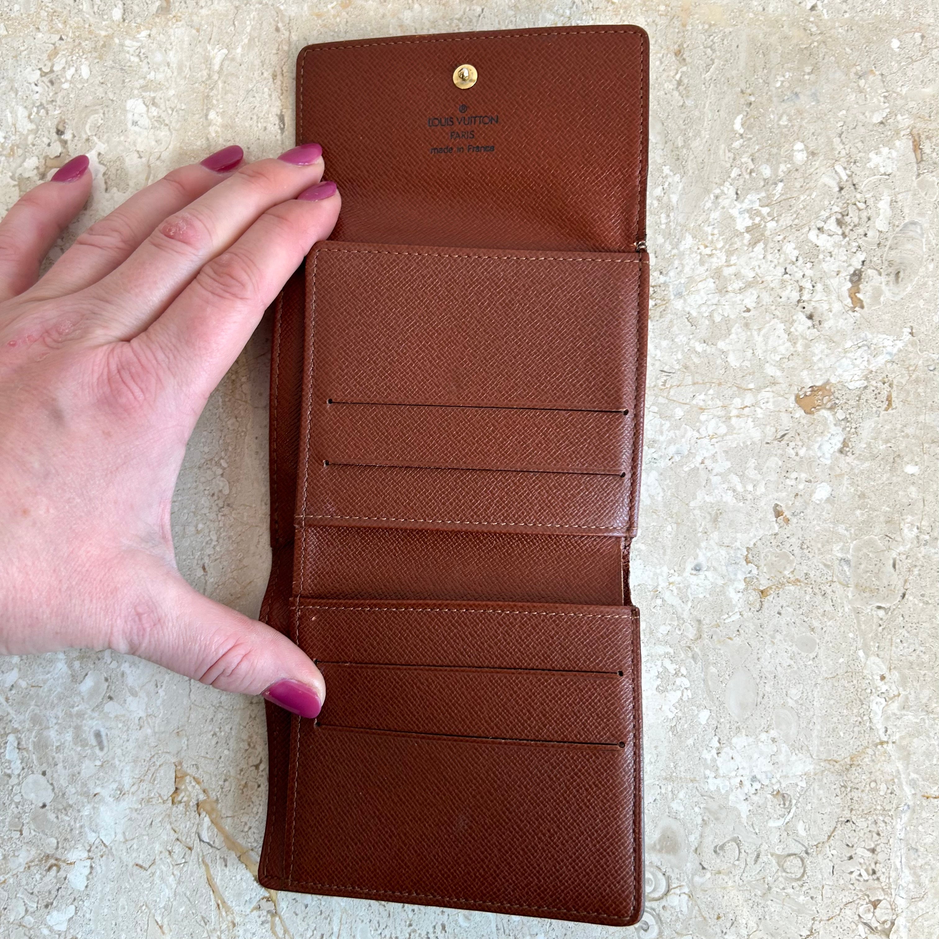 Pre-Owned LOUIS VUITTON Monogram Elise Wallet