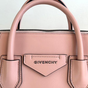 Pre-Owned GIVENCHY Pink Small Antigona Soft Leather Bag