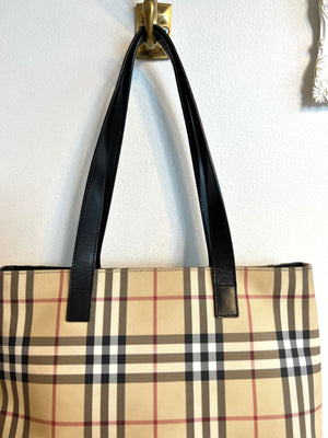 Pre-Owned BURBERRY Vintage Nova Check Tote