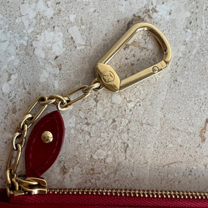 Pre-Owned LOUIS VUITTON Vernis Amarante Key Pouch/Cles