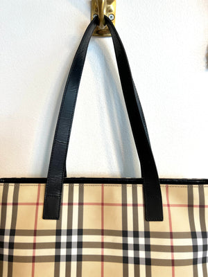 Pre-Owned BURBERRY Vintage Nova Check Tote