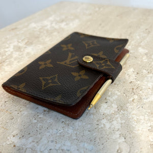 Pre-Owned LOUIS VUITTON Vintage Monogram Mini Planner with Gold Mechanical Pencil