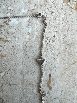Pre-Owned TIFFANY & CO.  SS Heart Station Lariat Necklace