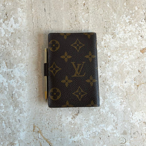 Pre-Owned LOUIS VUITTON Vintage Monogram Mini Planner with Gold Mechanical Pencil
