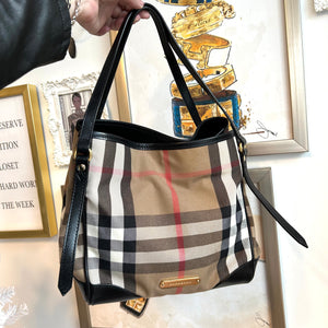 Pre-Owned BURBERRY House Check Small Canterbury Tote