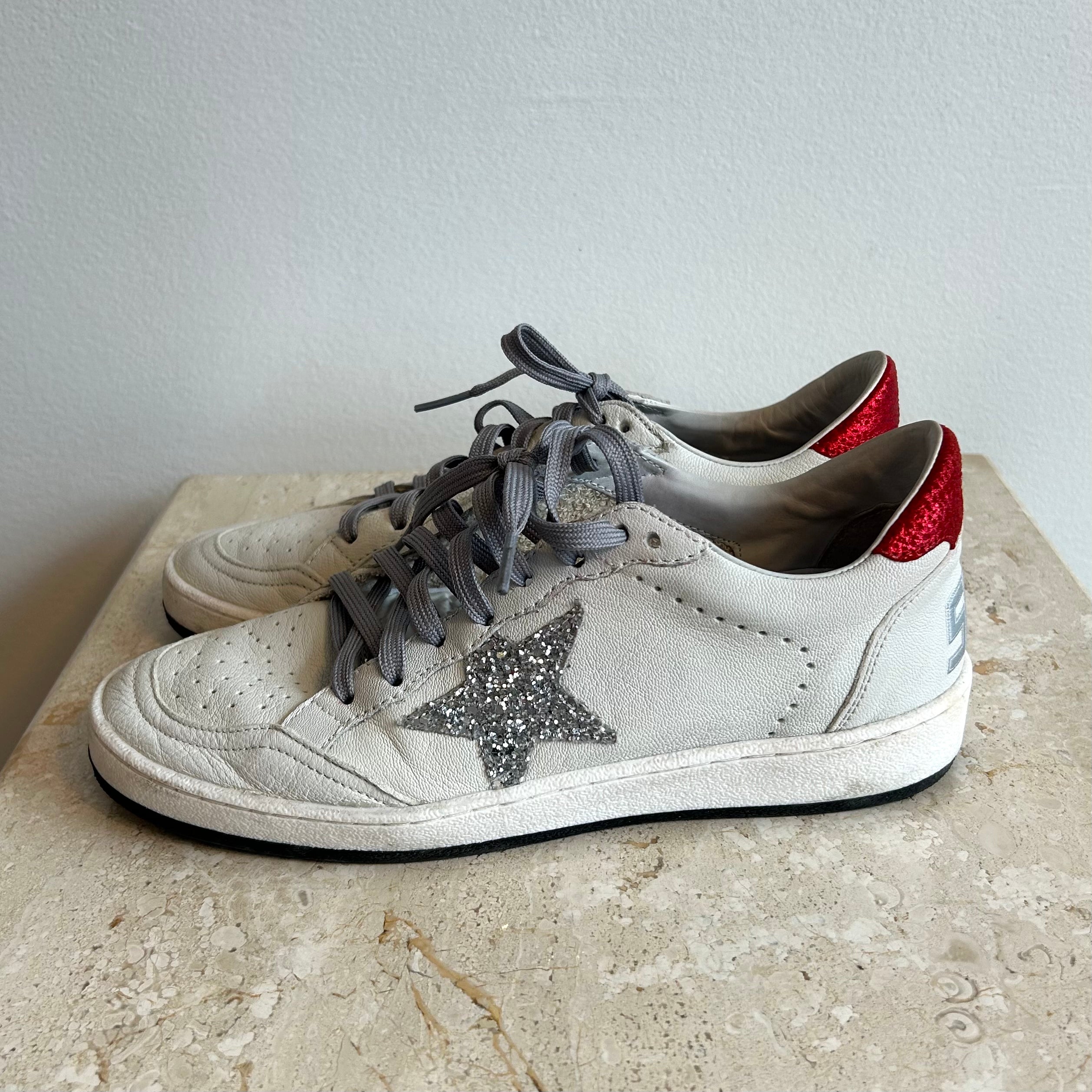 Pre-Owned GOLDEN GOOSE GGDB Ball Star Low Top Sneaker - Size 38