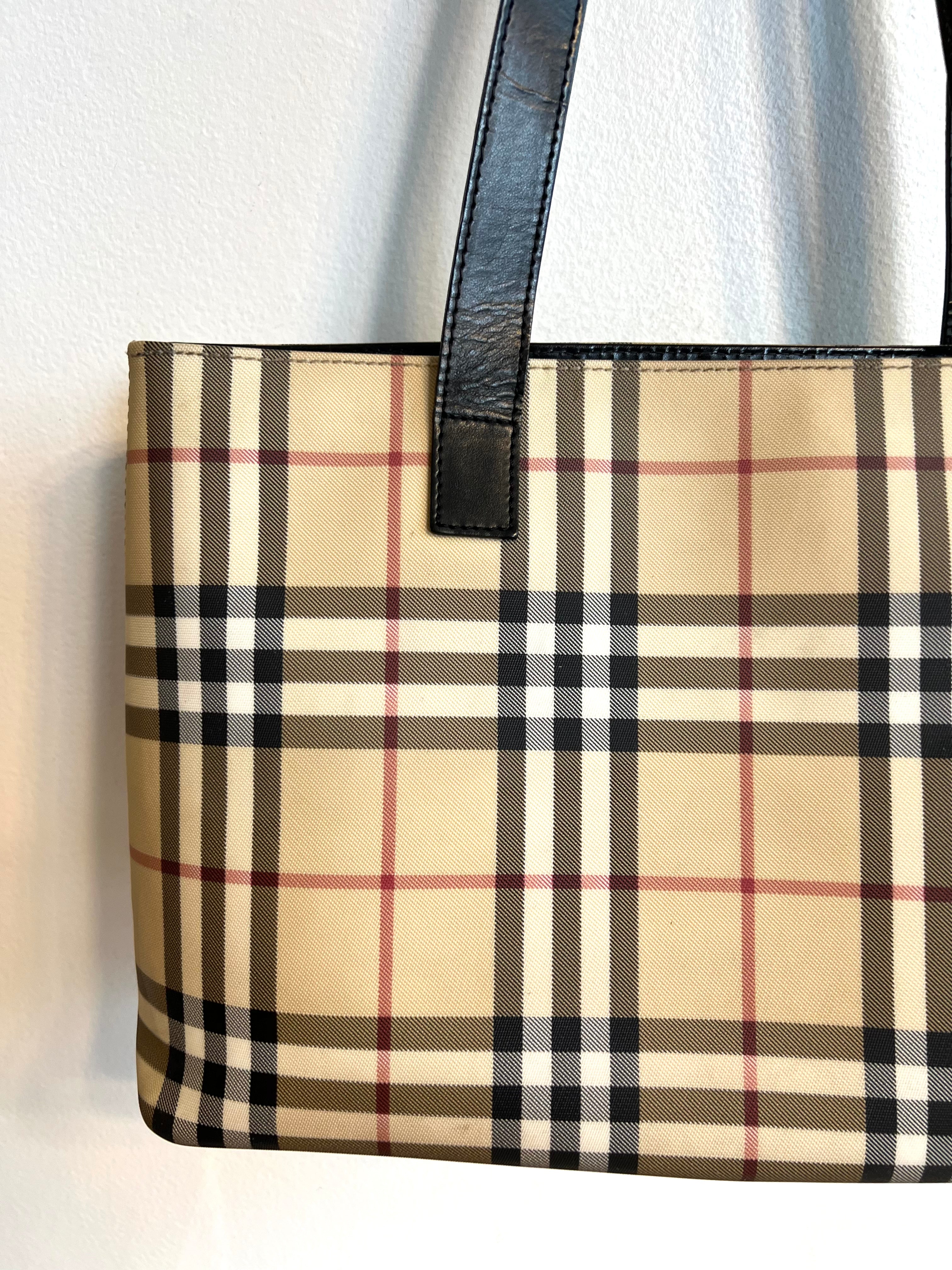 Pre-Owned BURBERRY Vintage Nova Check Tote