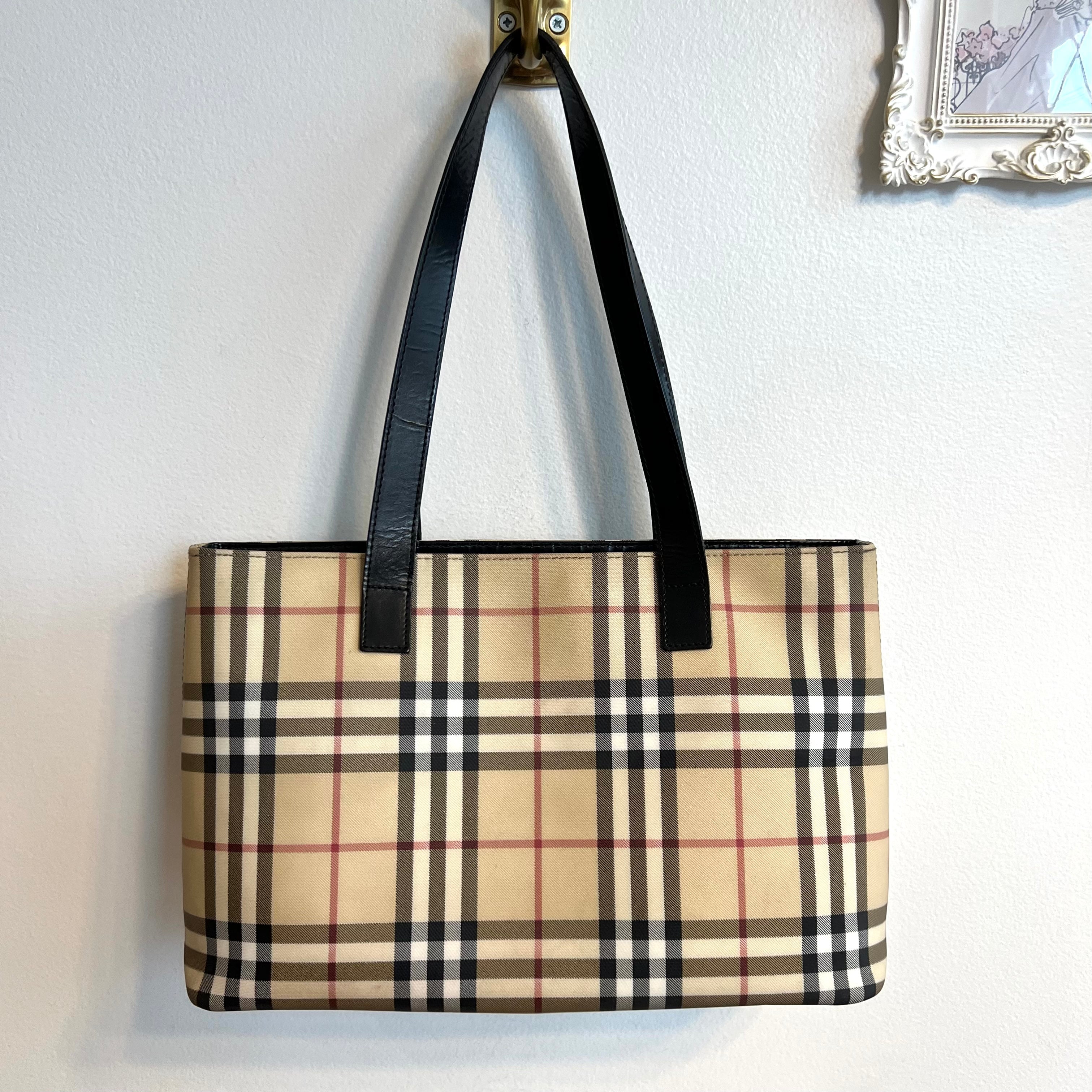 Pre-Owned BURBERRY Vintage Nova Check Tote