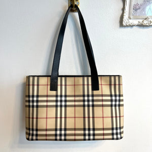 Pre-Owned BURBERRY Vintage Nova Check Tote
