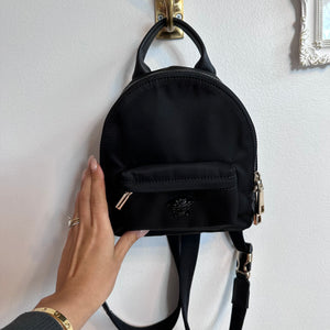 Pre-Owned VERSACE Small Black Medusa Backpack