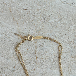 Pre-Owned TIFFANY & CO. 18K Yellow Gold Infinity Pendant Necklace