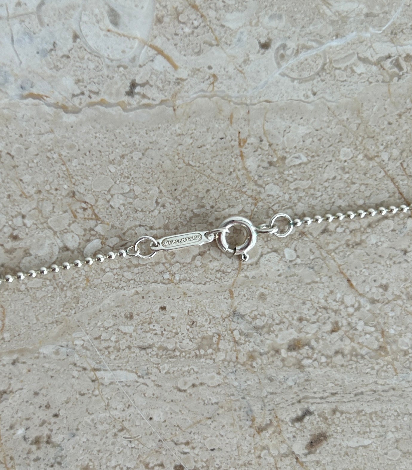 Pre-Owned Tiffany & Co. Heart Tag Pendant Long Necklace