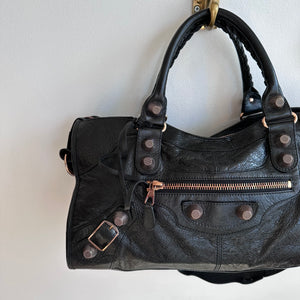Pre-Owned BALENCIAGA Black City Bag