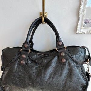 Pre-Owned BALENCIAGA Black City Bag