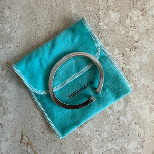 Pre-Owned TIFFANY & CO. Medium SS T Square Bracelet