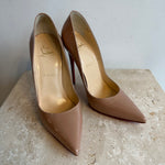 Pre-Owned CHRISTIAN LOUBOUTIN Nude So Kate Pump - 39