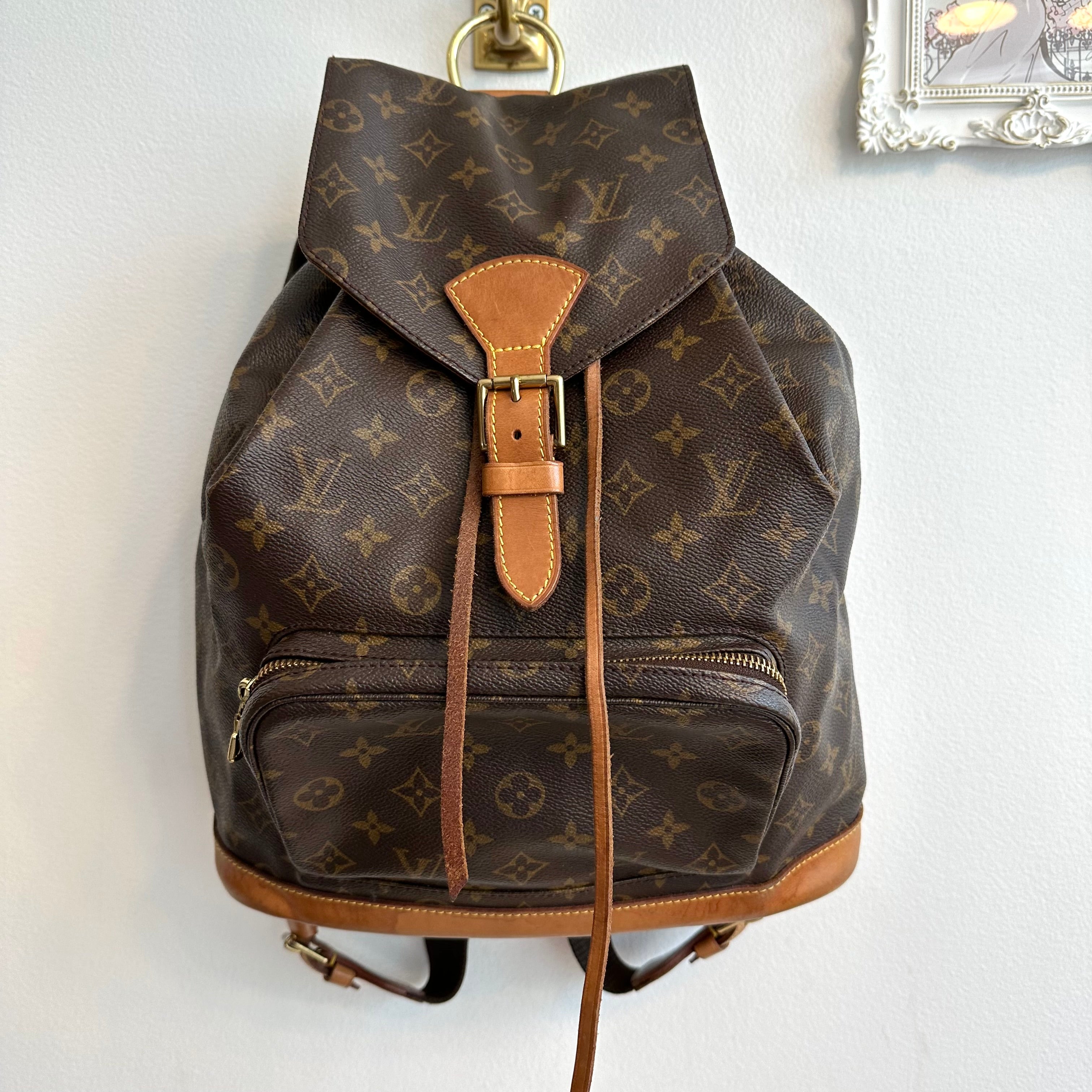 Monogram Montsouris Gm Backpack (Authentic Pre-Owned)