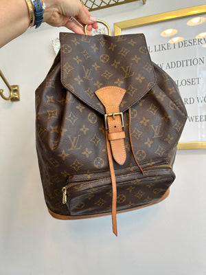 Pre-Owned LOUIS VUITTON Monogram Montsouris GM Backpack