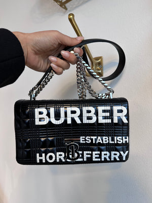 Pre-Owned BURBERRY Horseferry Print Small Lola Crossbody Bag