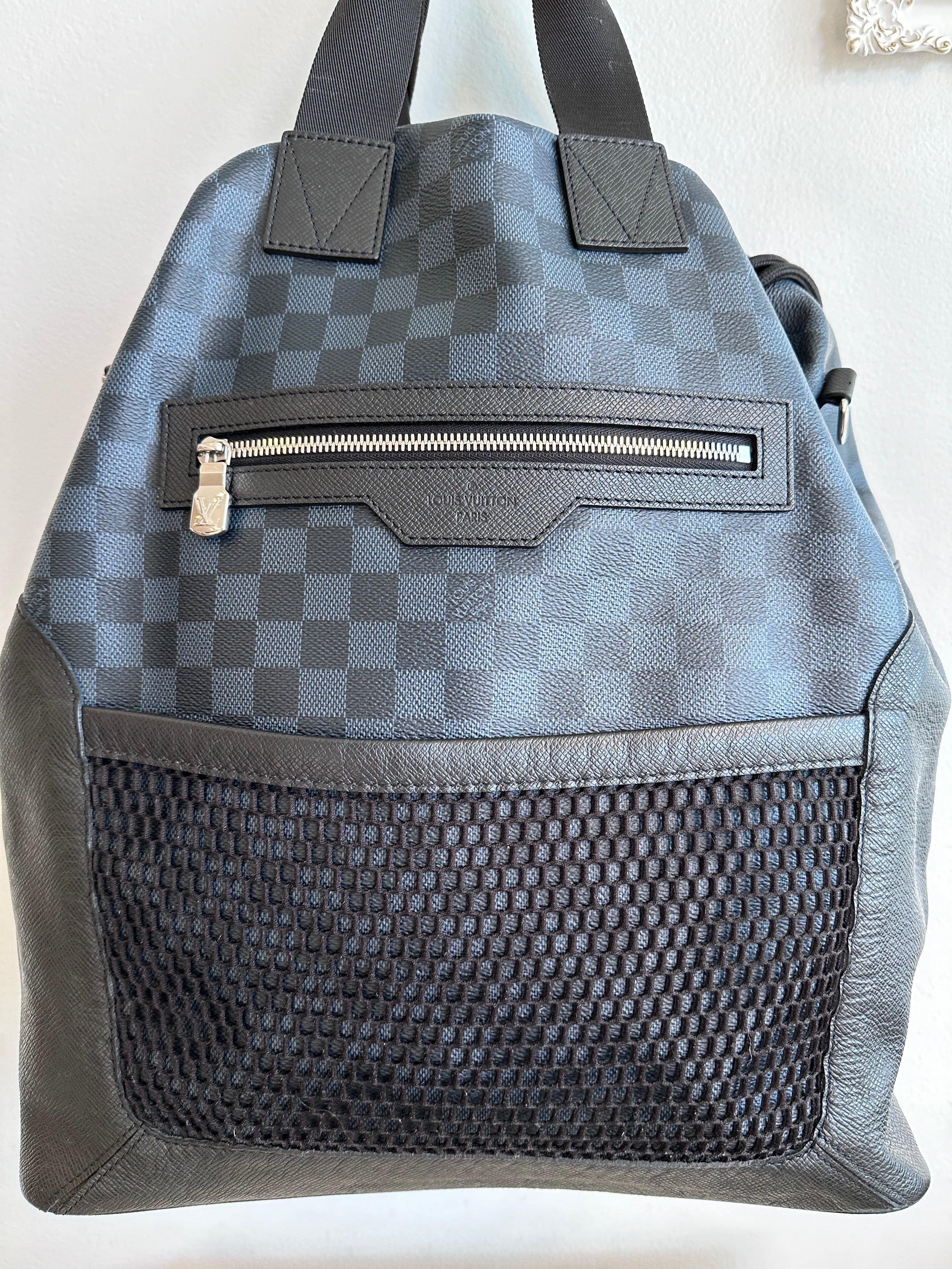 Pre-Owned LOUIS VUITTON Damier Ebene Cobalt Matchpoint Hybrid Backpack