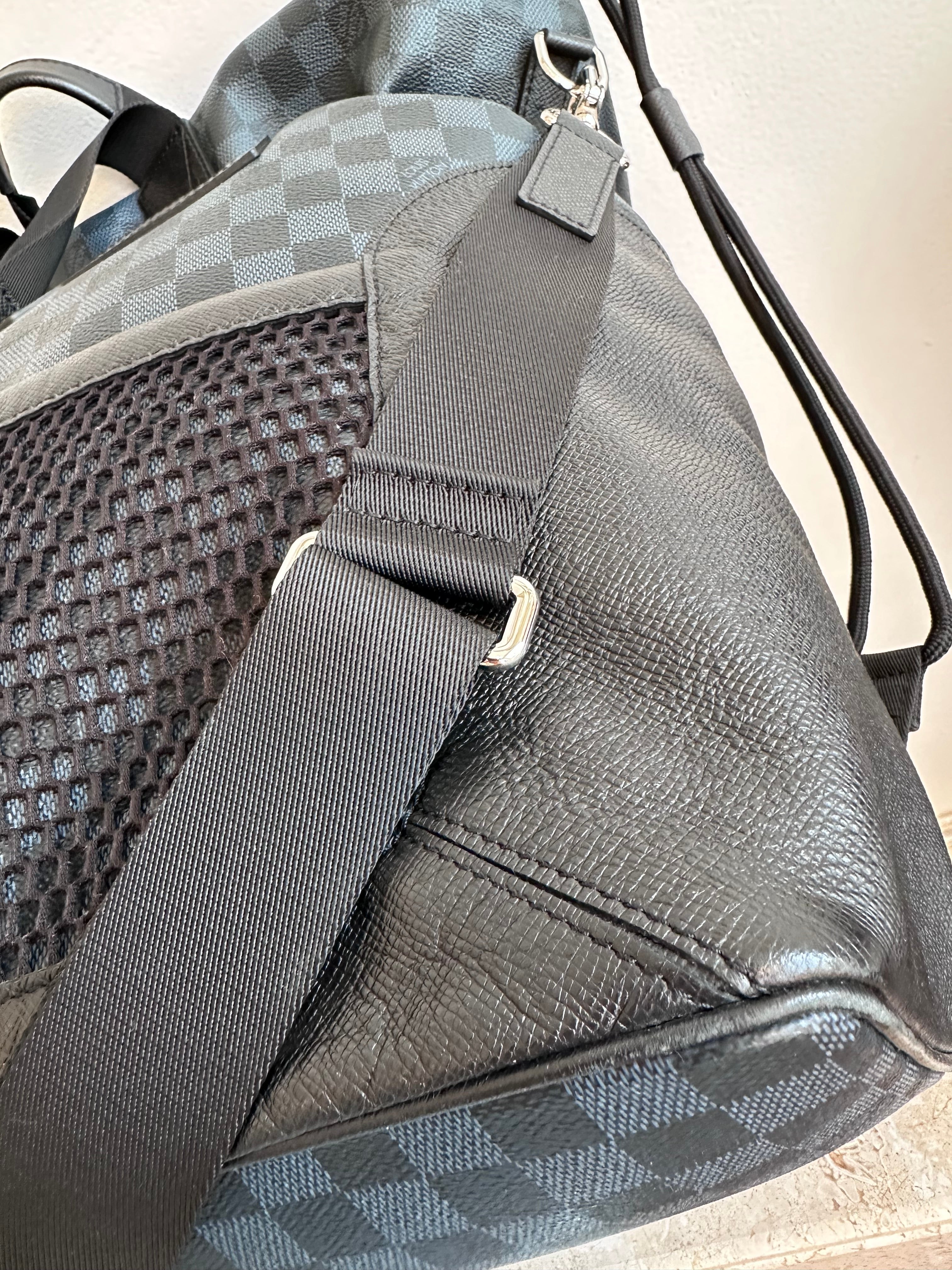 Pre-Owned LOUIS VUITTON Damier Ebene Cobalt Matchpoint Hybrid Backpack