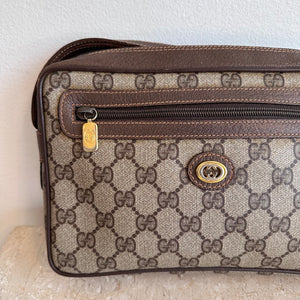 Pre-Owned GUCCI GG Vintage Canvas Clutch
