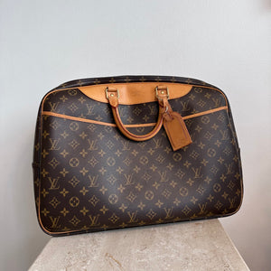 Pre-Owned LOUIS VUITTON Monogram Alize 24 Heures Travel Bag