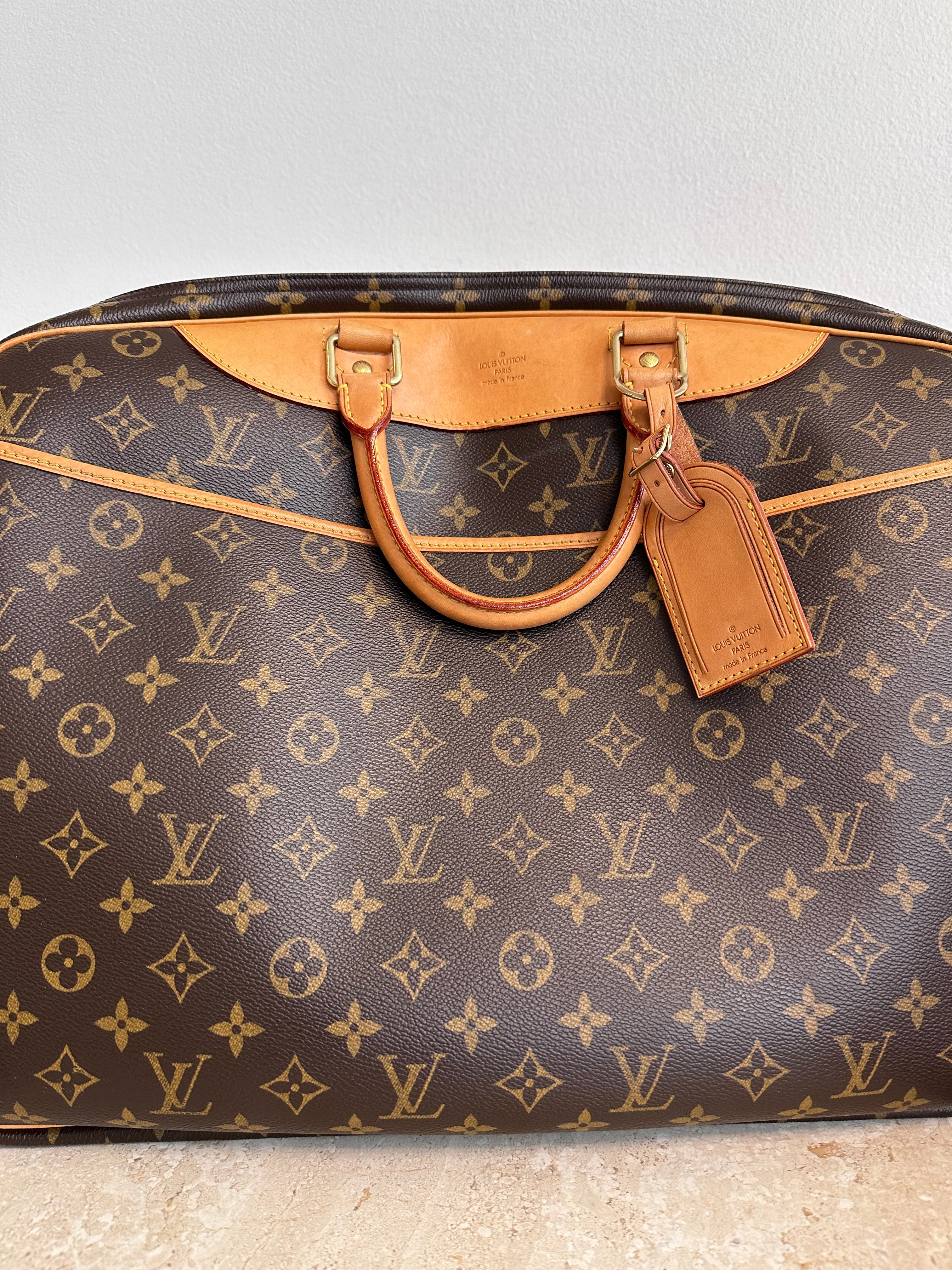 Pre-Owned LOUIS VUITTON Monogram Alize 24 Heures Travel Bag