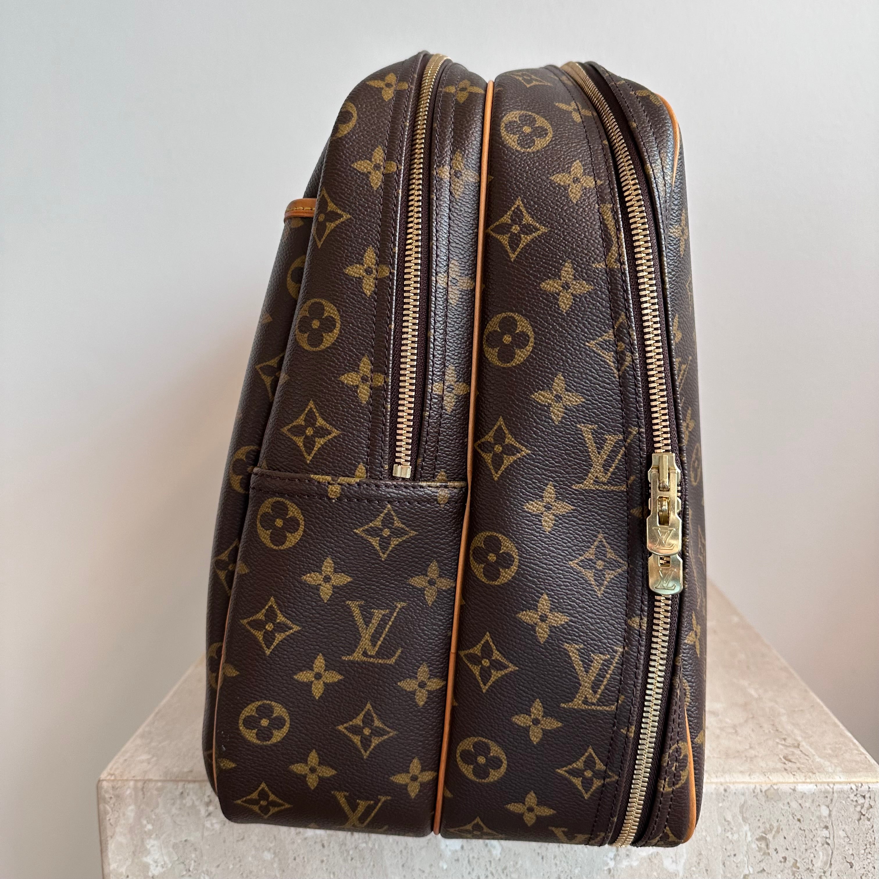 Pre-Owned LOUIS VUITTON Monogram Alize 24 Heures Travel Bag