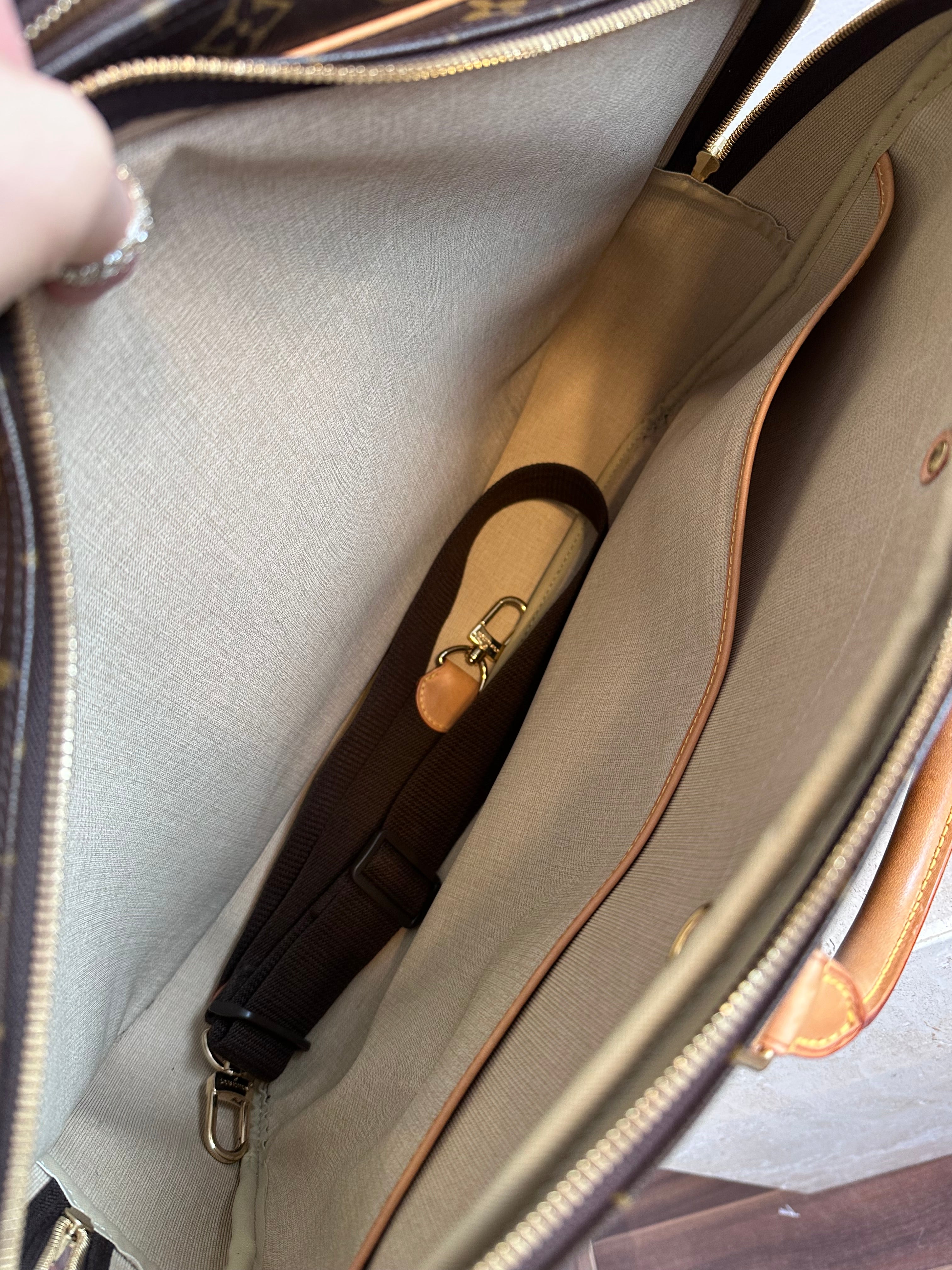 Pre-Owned LOUIS VUITTON Monogram Alize 24 Heures Travel Bag