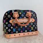Pre-Owned LOUIS VUITTON Black Monogram Multiciolore Alma Bag